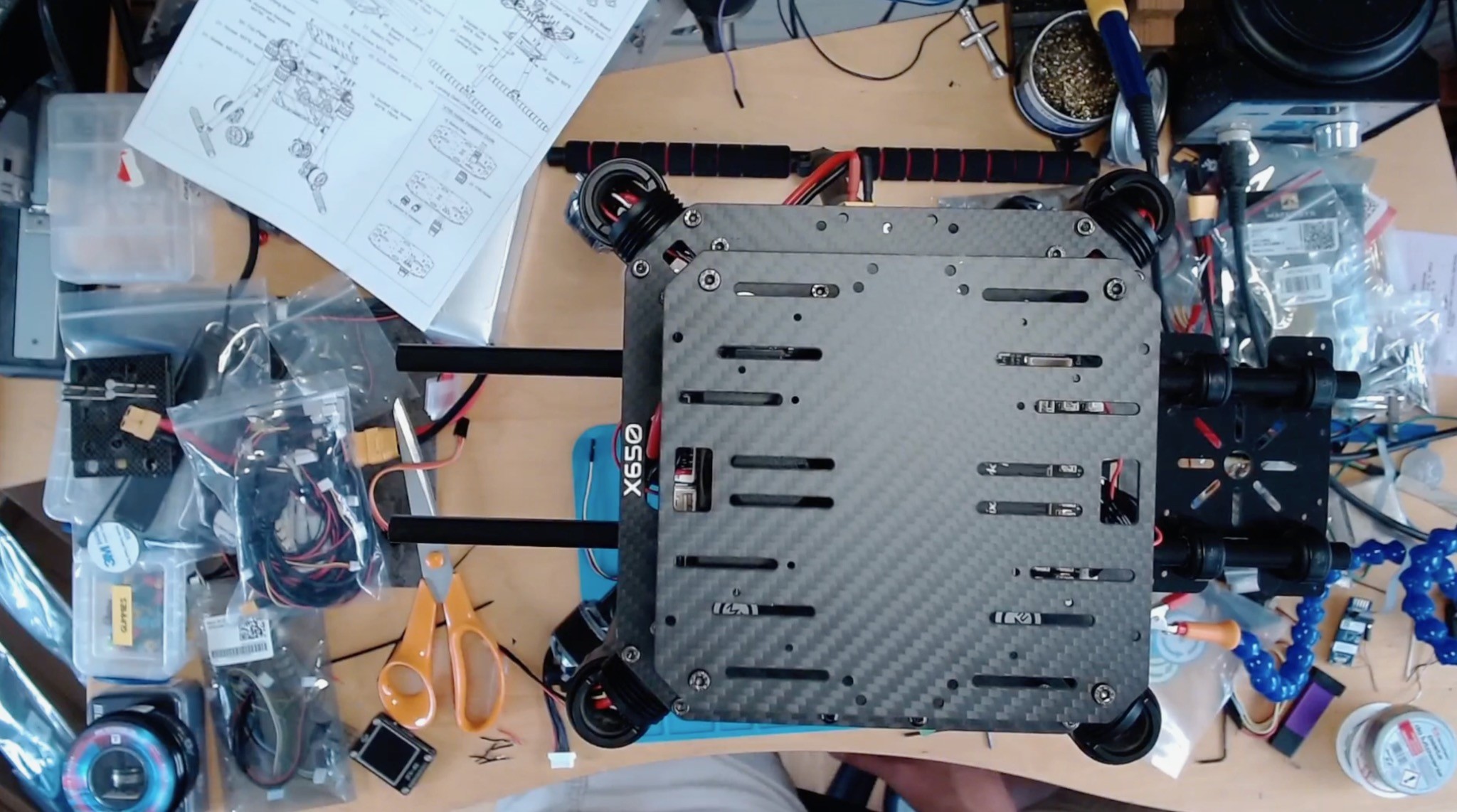 Real drone frame used for Gemini localization tests